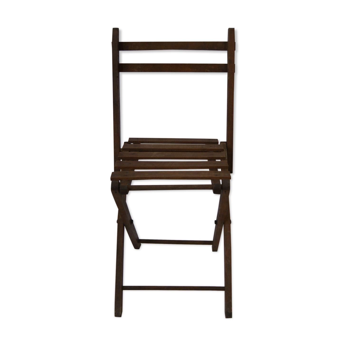 Vintage wood folding chair