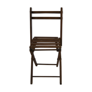 Chaise pliante bois vintage