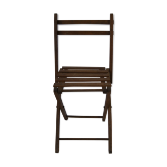 Vintage wood folding chair
