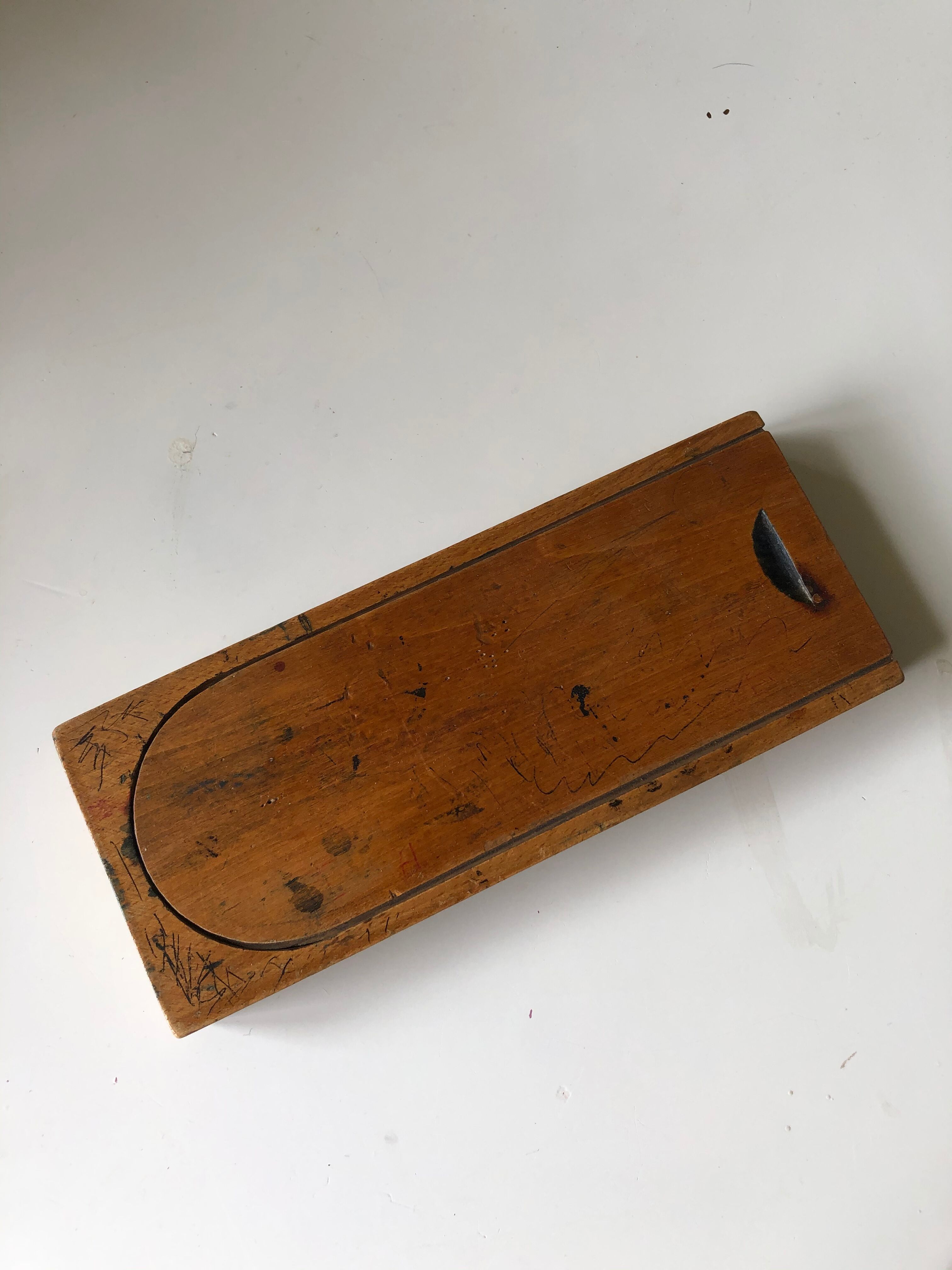 Vintage pen tray
