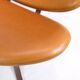 Corona Lounge Chair With Stool Model EJ 5 Made In Walnut Elegance Leather By Poul M. Volther