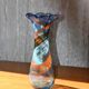 Large free-form art glass vase by Gyula Budveszel, Hungary, 1990s