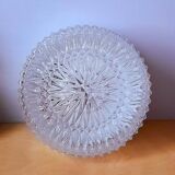 Glass wall or ceiling light from the 1970s.