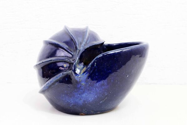 Pot de fleur en céramique ''coquillage