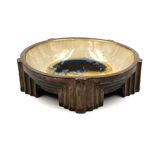 Art Deco ceramic centerpiece, Mougin Freres, Nancy France 1920s