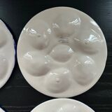 Set of 4 oyster plates