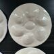 Lot de 4 assiettes à huîtres