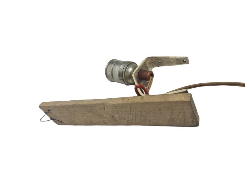 Postmodern brutalist wall lamp, Poland, 1970s