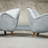 EGG Sadois Teddy club armhair by Berga Mobler, 1940