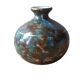Single-flower vase in glazed Limoges porcelain