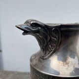 Empire silver metal milk jug