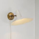 White Cream Articulating Arm Sconce in the style Giuseppe Ostuni