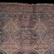 Tapis Persan Chiraz, Tribus Nomades Khamseh, 172x198cm - Fin XIX ème