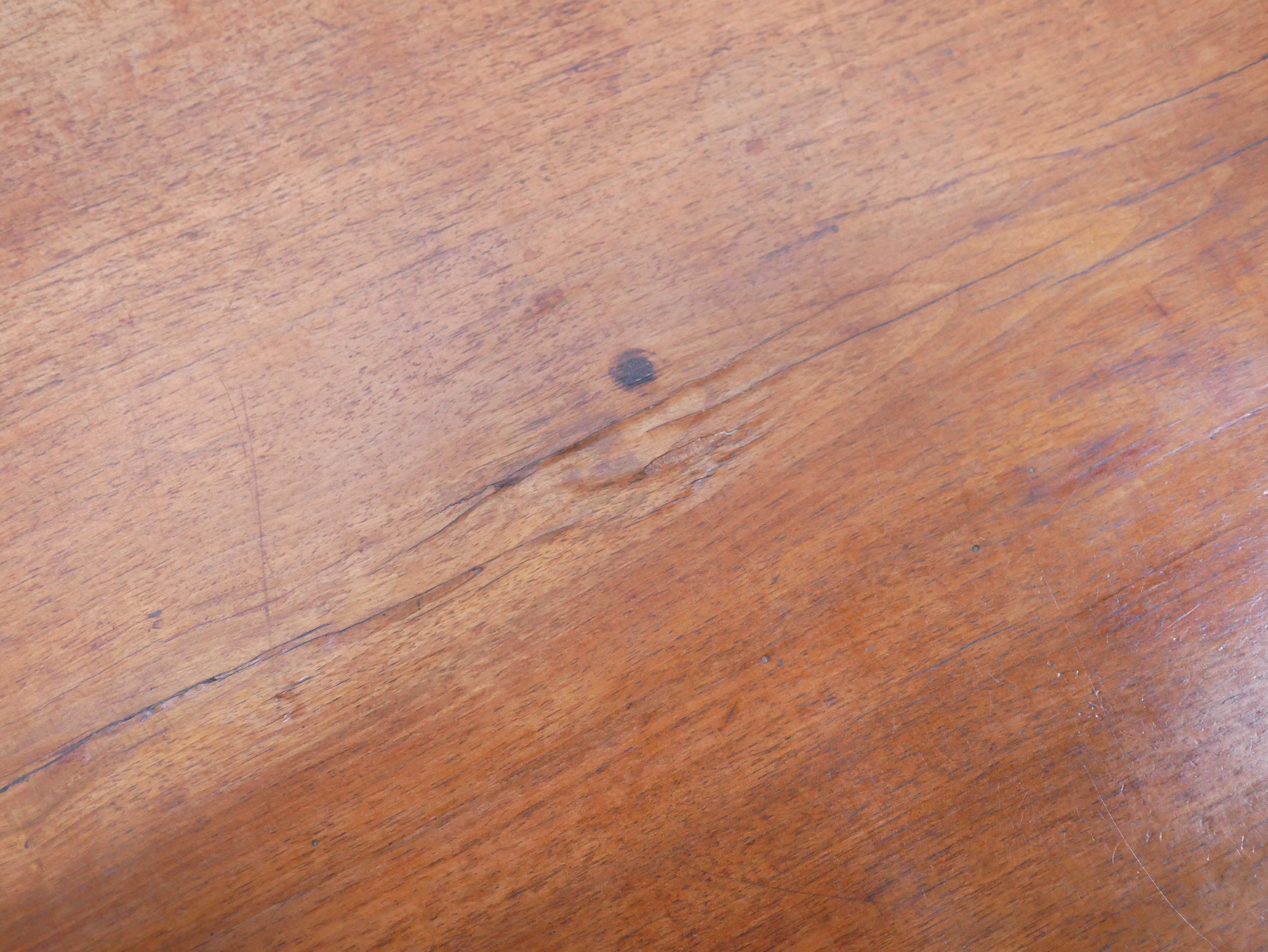 Vintage wooden desk side table