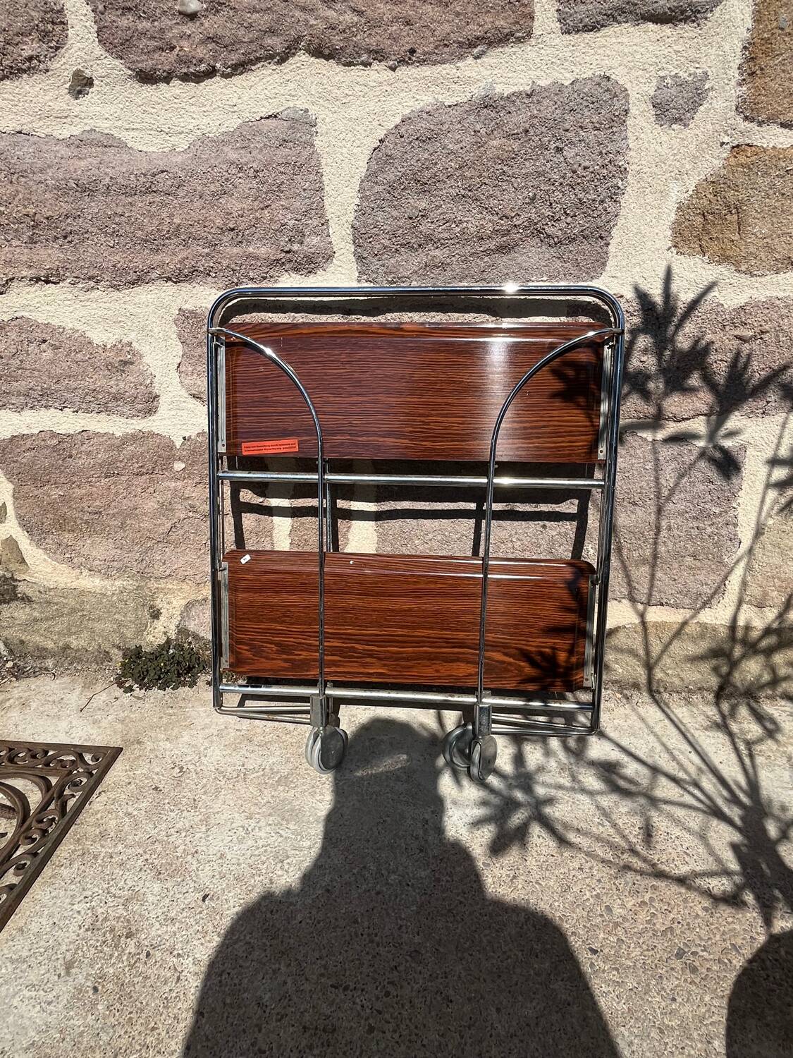 Vintage serving trolley