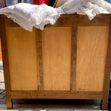 Art deco chest of drawers in oak