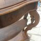 Late 19th century walnut console table