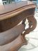 Late 19th century walnut console table