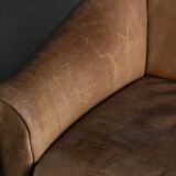 De Sede DS-47 bullhide leather sofa, Switzerland, 1970s