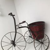 Old wood wrought iron tricycle bike