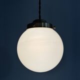 Pair of vintage opaline pendants