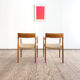 Paire de chaises de salle à manger modèle 57 par Niels O. Møller en teck