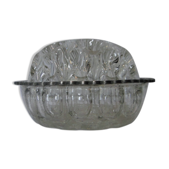 Picnic flowers glass press 19 holes circle of a small tin crown