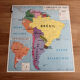 School map - Political South America and USSR