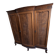 Large English-style wardrobe with a curved front and three doors.