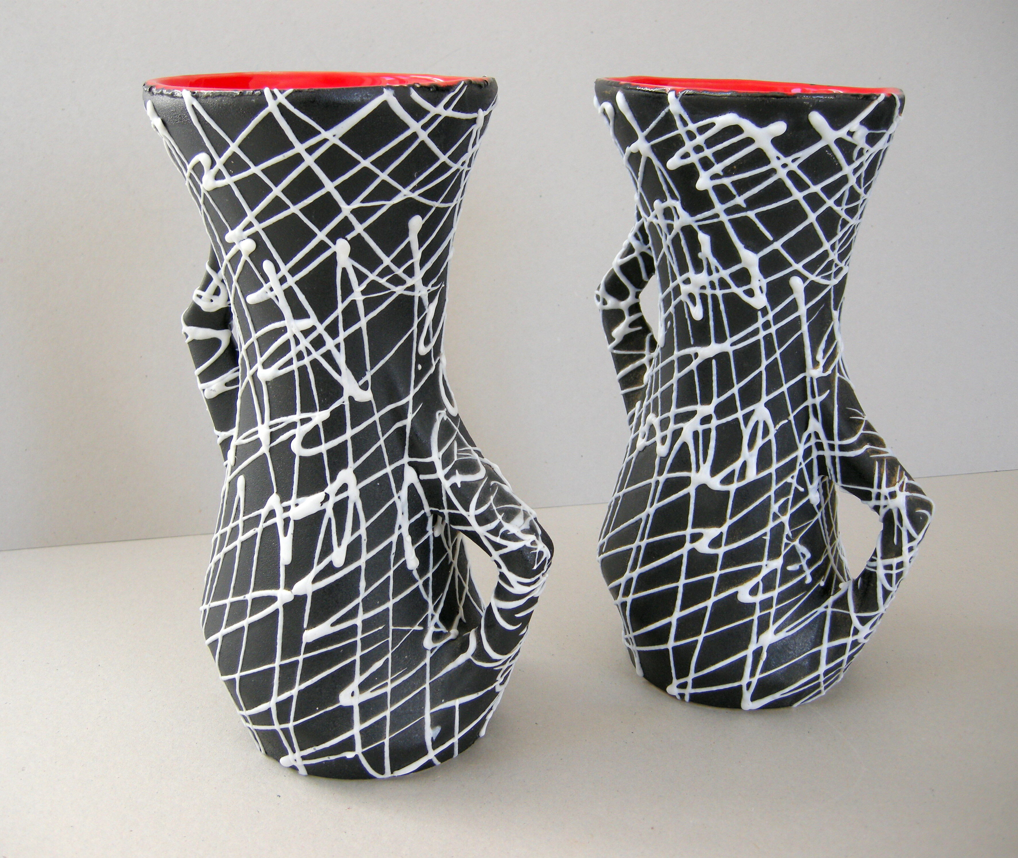 Pair of vintage vases 1950