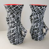 Pair of vintage vases 1950