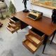 Teak desk, Denmark 60s/70s, vintage, mid-c modern