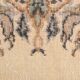 3x7 Cream & Brown Oriental Vintage Rug, 108x207Cm