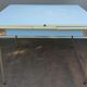 Table Formica MDJ 1960 Blue and Chrome