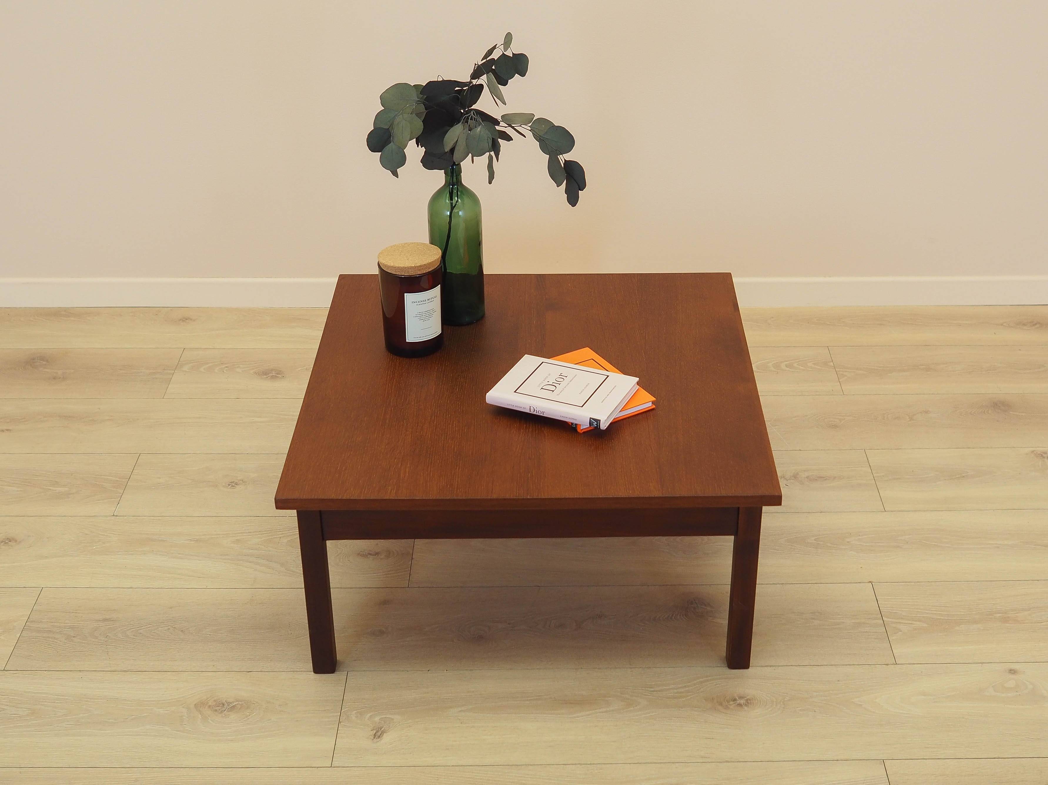 Table basse danoise en teck, années 1970