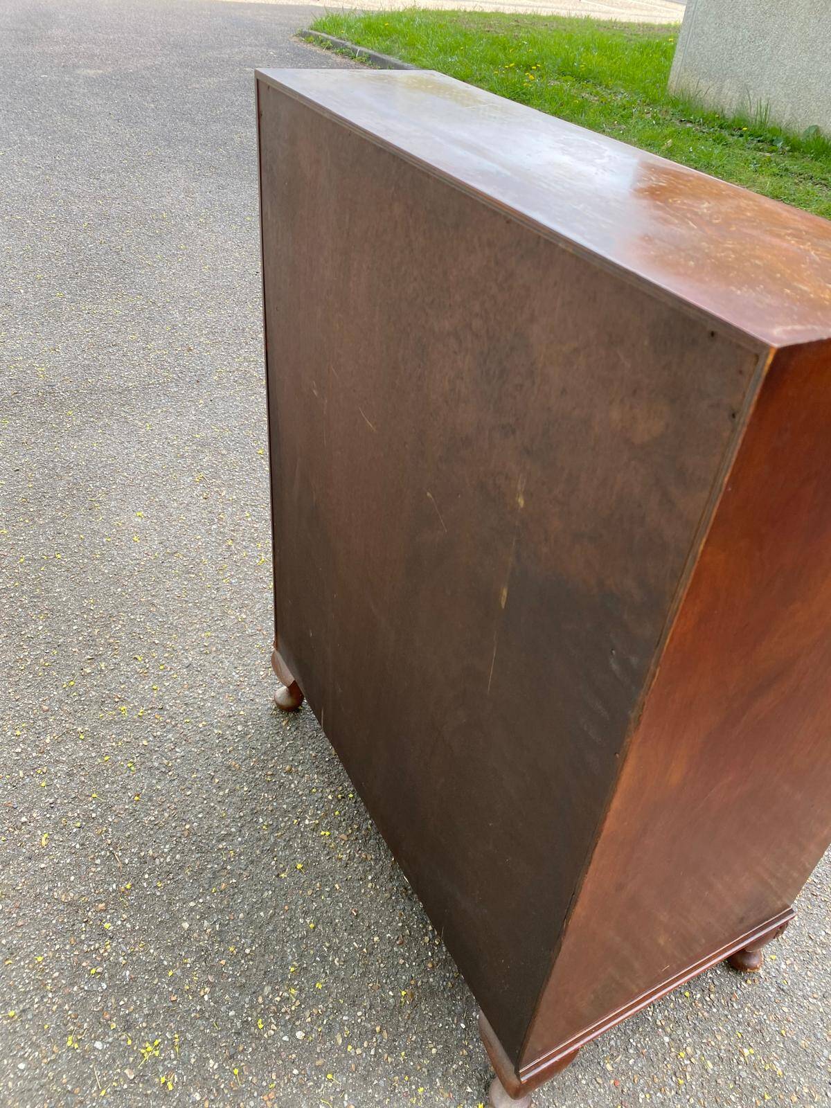 Secrétaire Chippendale en bois du XIXème