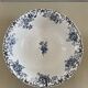 Boulenger blue ironstone salad bowl with Floréal pattern