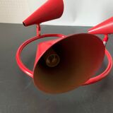 Red vintage wall lamp or ceiling lamp