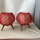 Bedside lamps compass feet fifties - rare