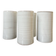 4 vintage stoneware cups in white