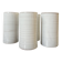 4 vintage stoneware cups in white