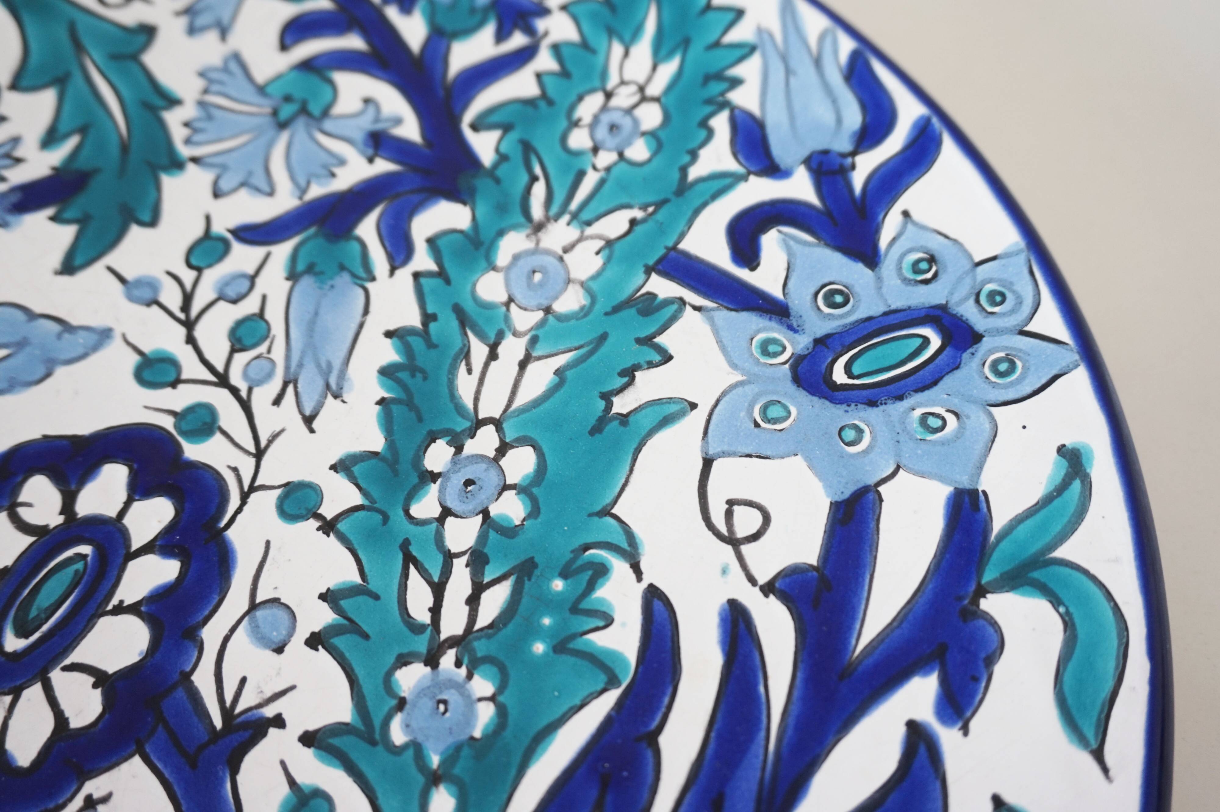 Large ceramic dish from Spain