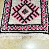 Small vintage Beni Ouarain rug
