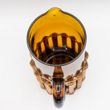 Amber and rattan orangeade service