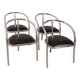 Set of 4 vintage chairs from the 70s tripodi italian design