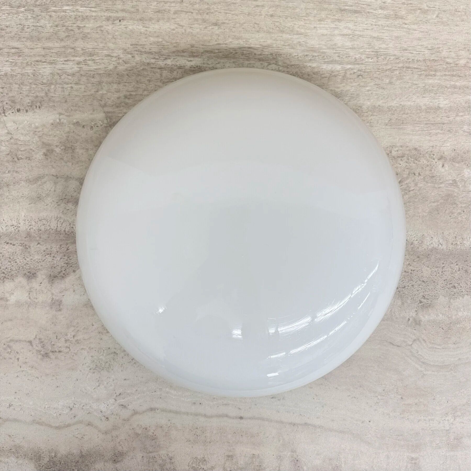 Gispen ceiling lamp Dutch design opaline glass, 1930s