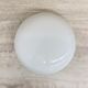 Gispen ceiling lamp Dutch design opaline glass, 1930s