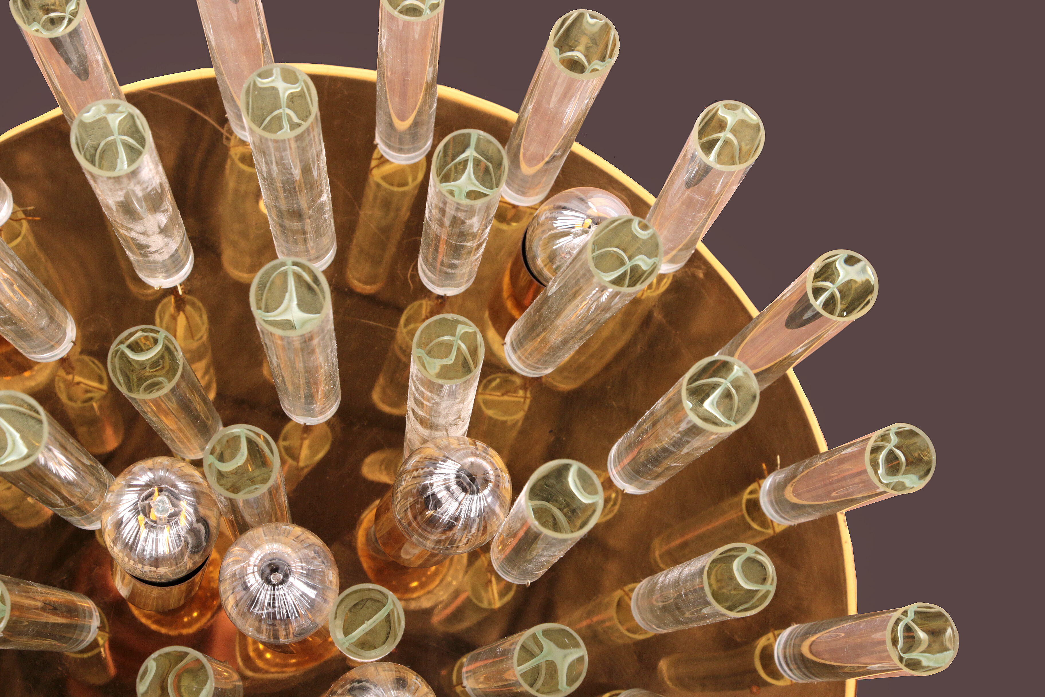 Crystal chandelier or ceiling lamp 1960, Germany