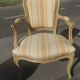 Pair of Louis XV style convertible armchairs