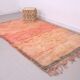 Peach Vintage Moroccan Rug 160 x 260 cm - Berber Wool Rug - Handmade Rug